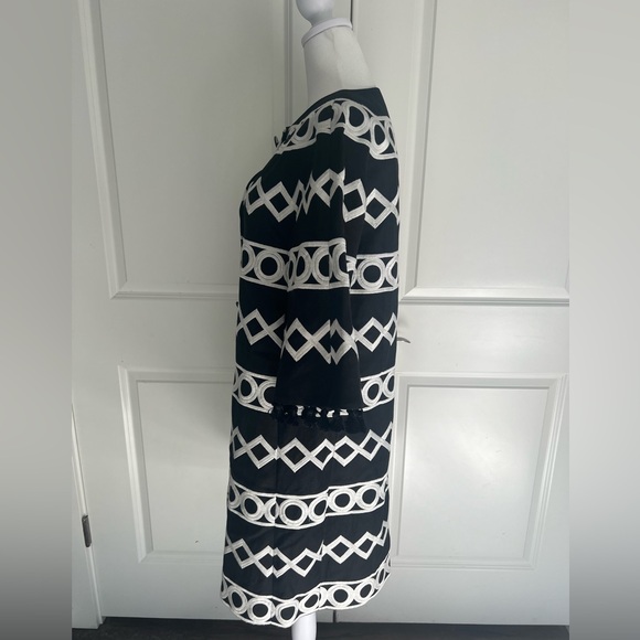 Kate Spade Madison Ave Collection Womens Embroidered Coat Sz 4 - Picture 4 of 7